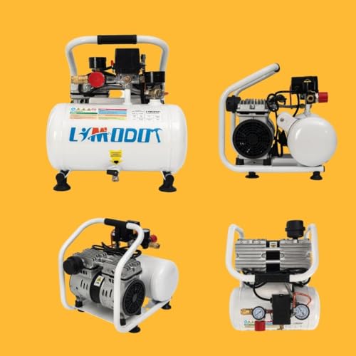 Limodot Ultra Quiet Air Compressor Portable, 60 dB, Silent and Electric for Car and Bike Tires