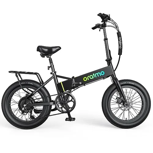 Oraimo 750W-1000W Electric Bike, Up to 45 Miles 557Wh Hidden Li-ion Battery, 7 Speed Gear