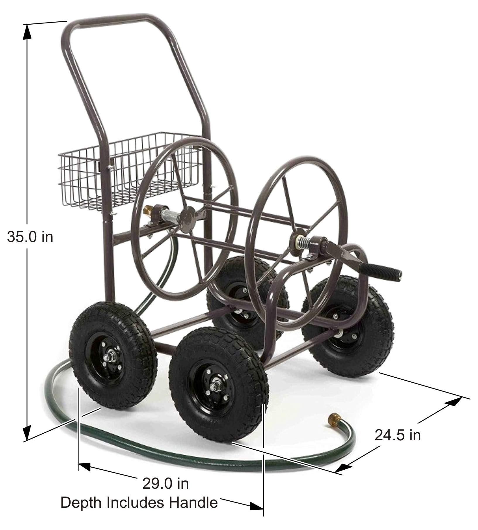 Liberty Garden Residential Grade Four Wheel 250 Foot Capacity