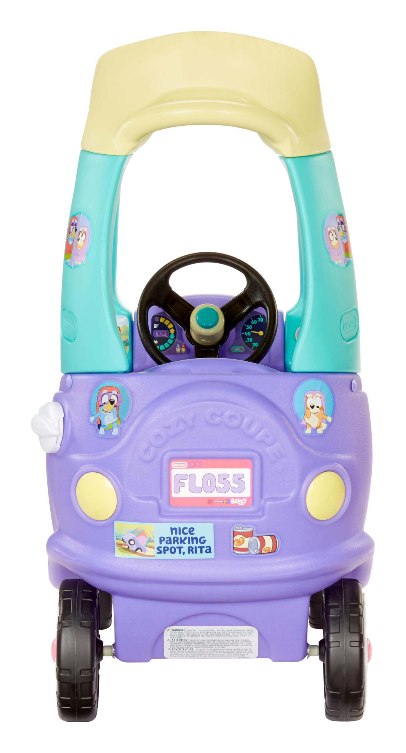 Little Tikes Bluey Grannies Car Coupe with 2 Accessories