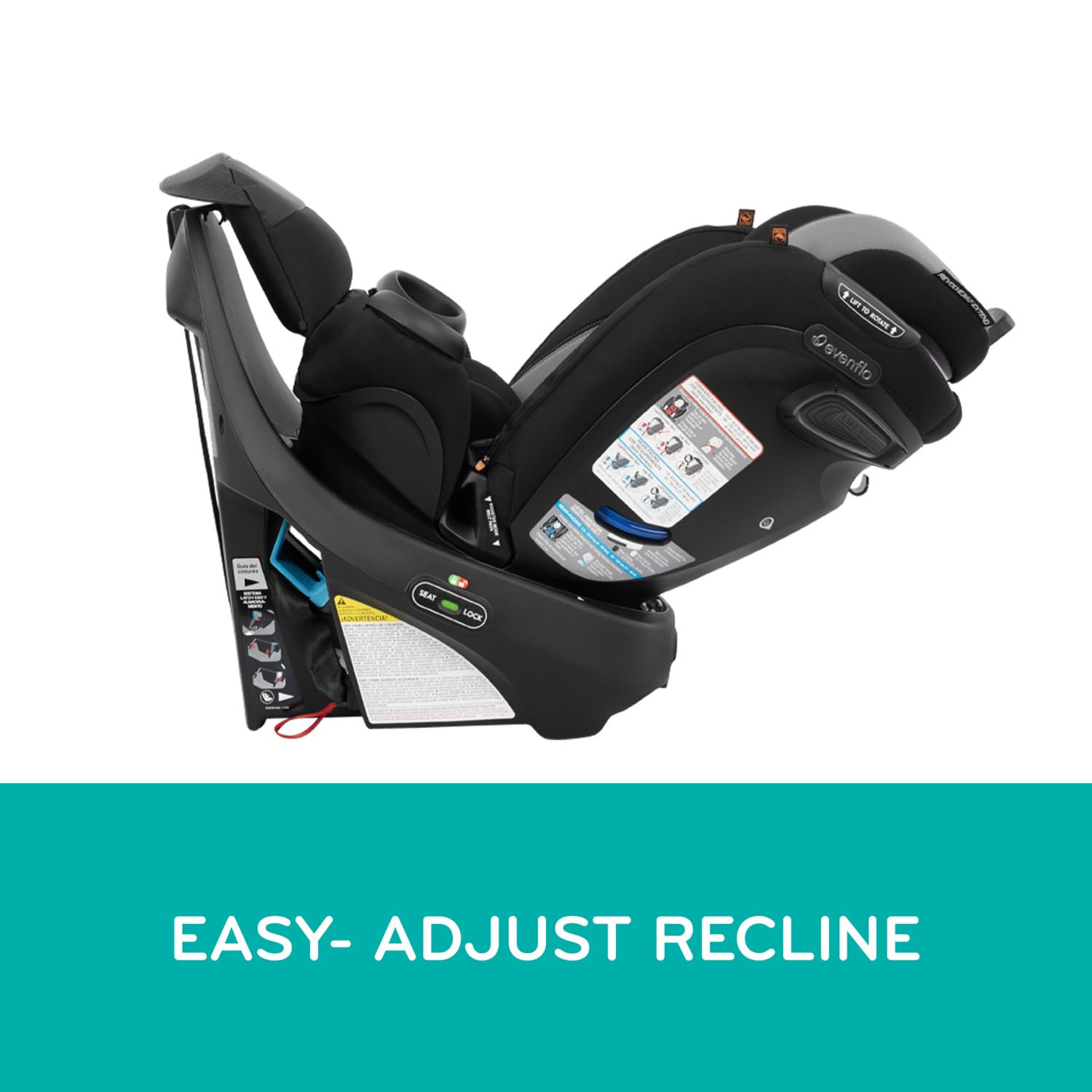 Revolve360 Extend Rotational Car Seat - Revere Gray