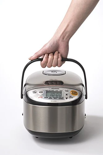 2025 Zojirushi Rice Cooker & Warmer, 3-Cups, Stainless Black
