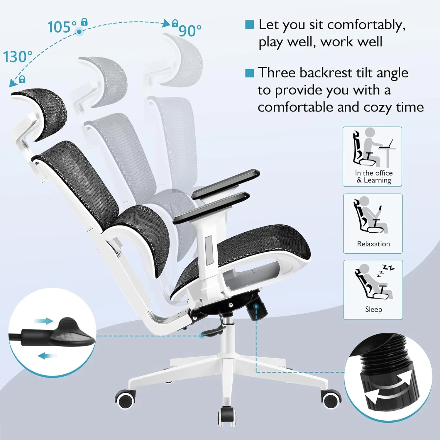 2025 Gaming chair ergonomic office chair