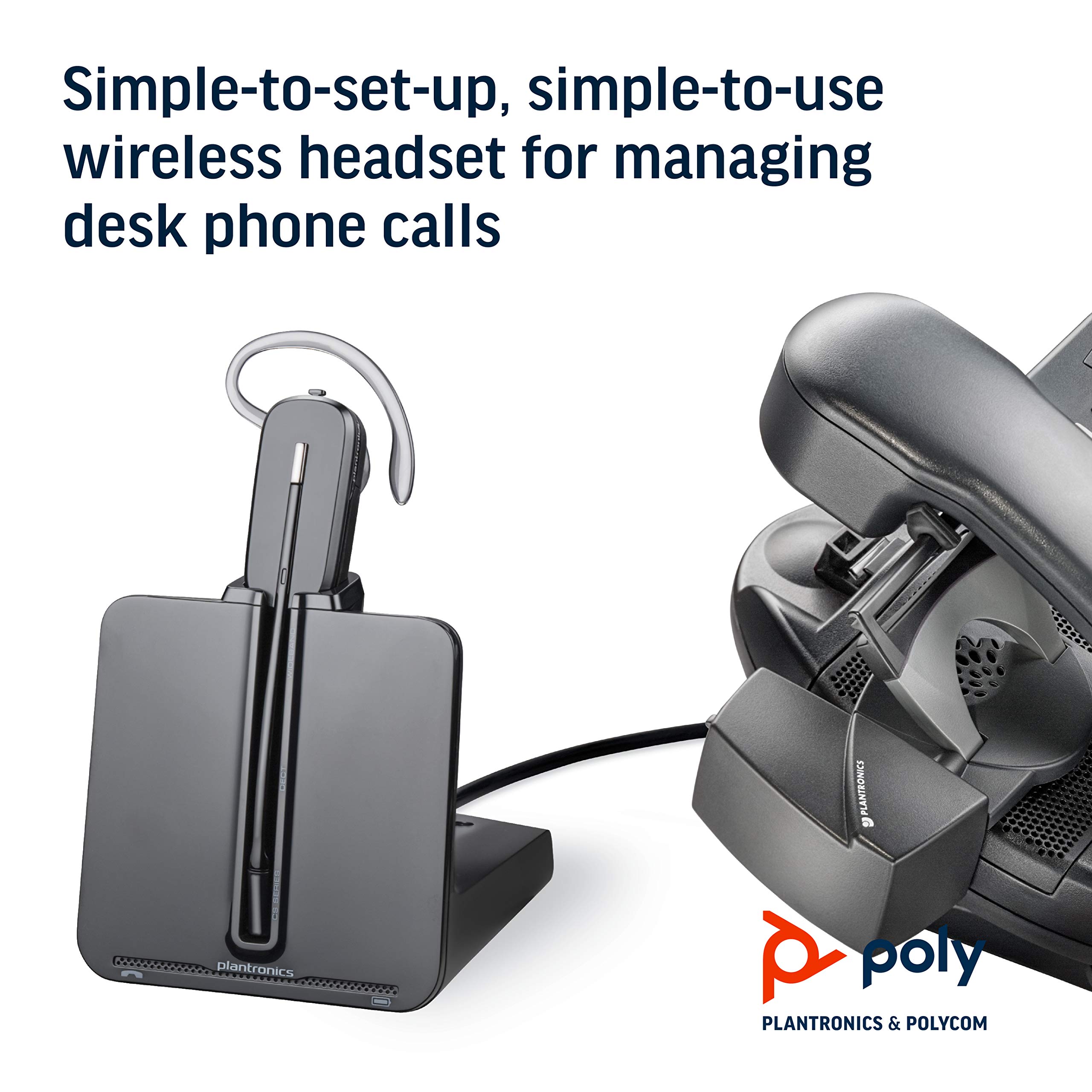 Plantronics - CS540 Wireless DECT Headset (Poly)