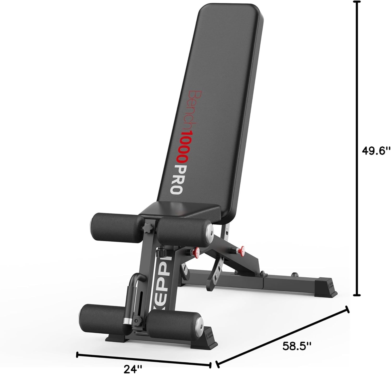 1200Lb Heavy Duty Adjustable Weight Bench Set