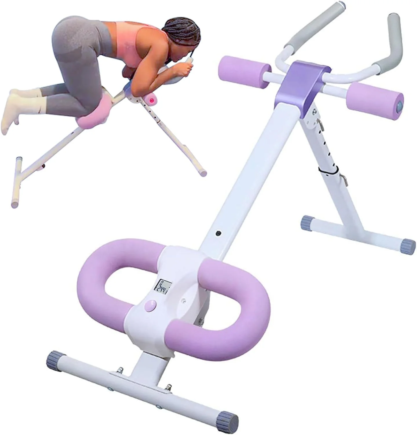 Adjustable Ab Trainer Machine Foldable Core Workout Equipment