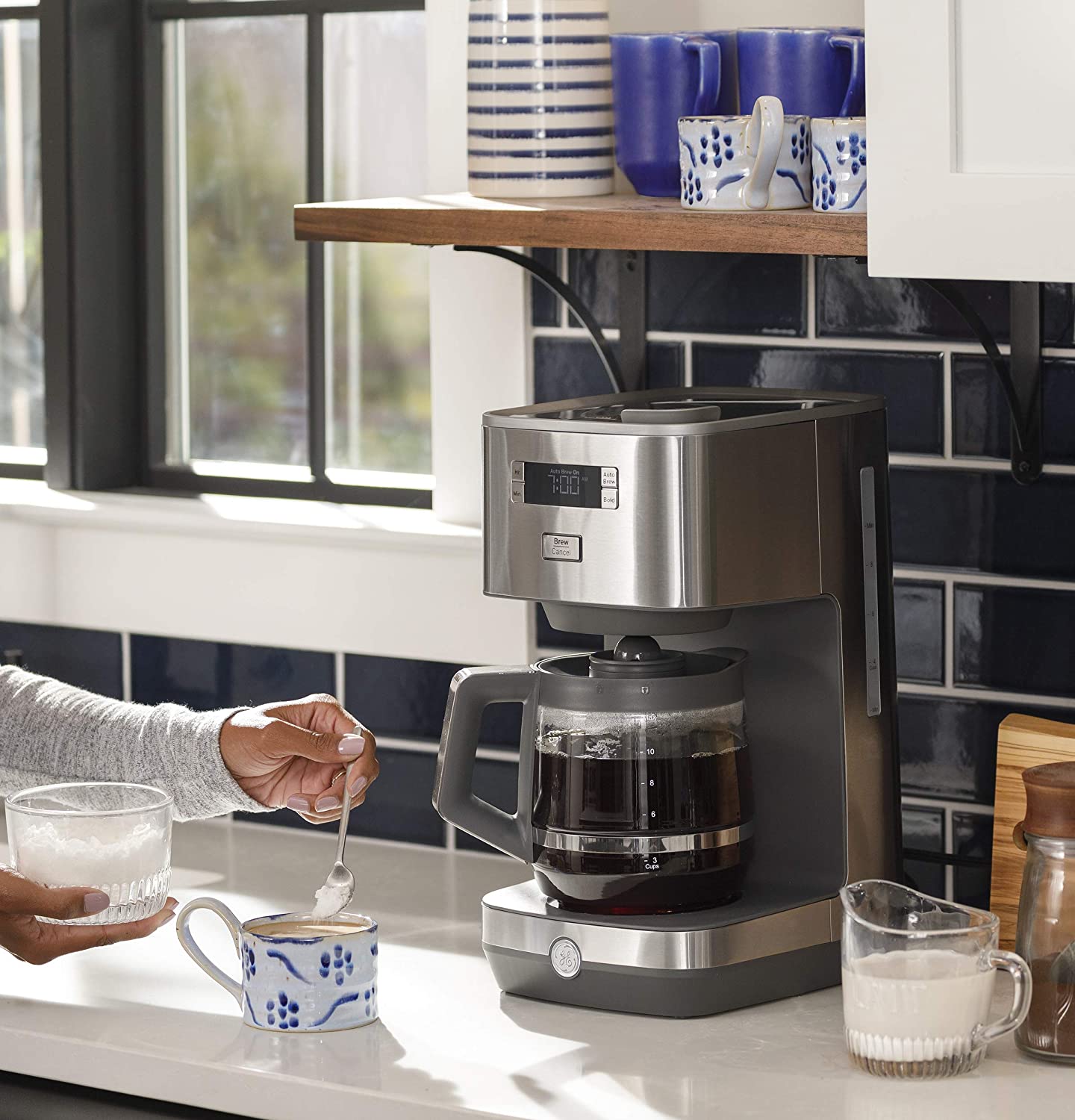 12-Cup Stainless Steel Residential Drip Coffee Maker