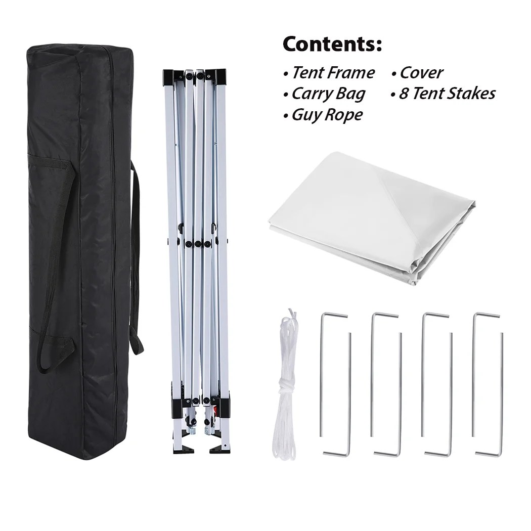 King Canopy Slant leg 10’x10′ Instant Pop Up Tent, White