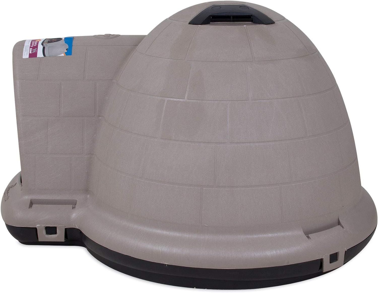 2025 Petmate Indigo Dog House (Igloo Dog House, Made in USA with 90% Recycled Materials, All-Weather Protection Pet Shelter) for XL Dogs -90 to 125 pounds, Made in USA