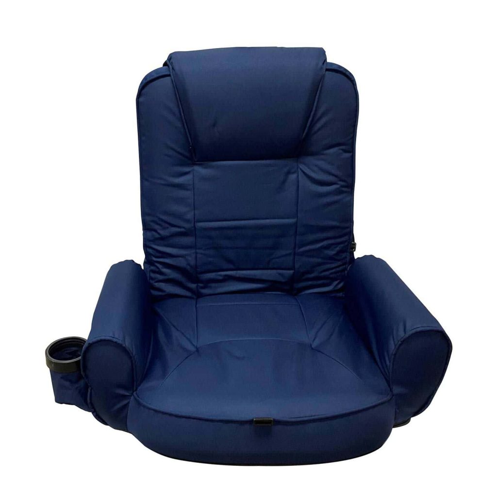 2025 WEST MARINE High-Back Portable Seat with Armrests & Pockets, UV-Resistant, Water-Repellent Fabric