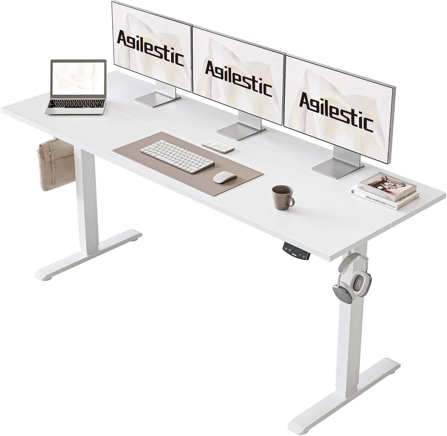 Electric Standing Desk 48 x 24 Inches Height Adjustable Desk