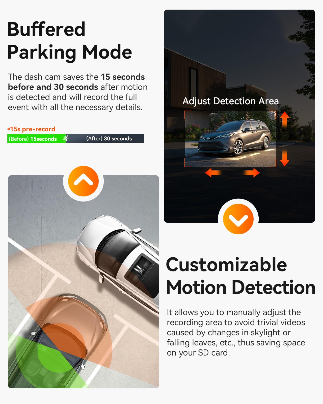 Vantrue N2X 2.7K Uber Dash Cam Front and Inside, 5G WiFi Dual Dash Camera