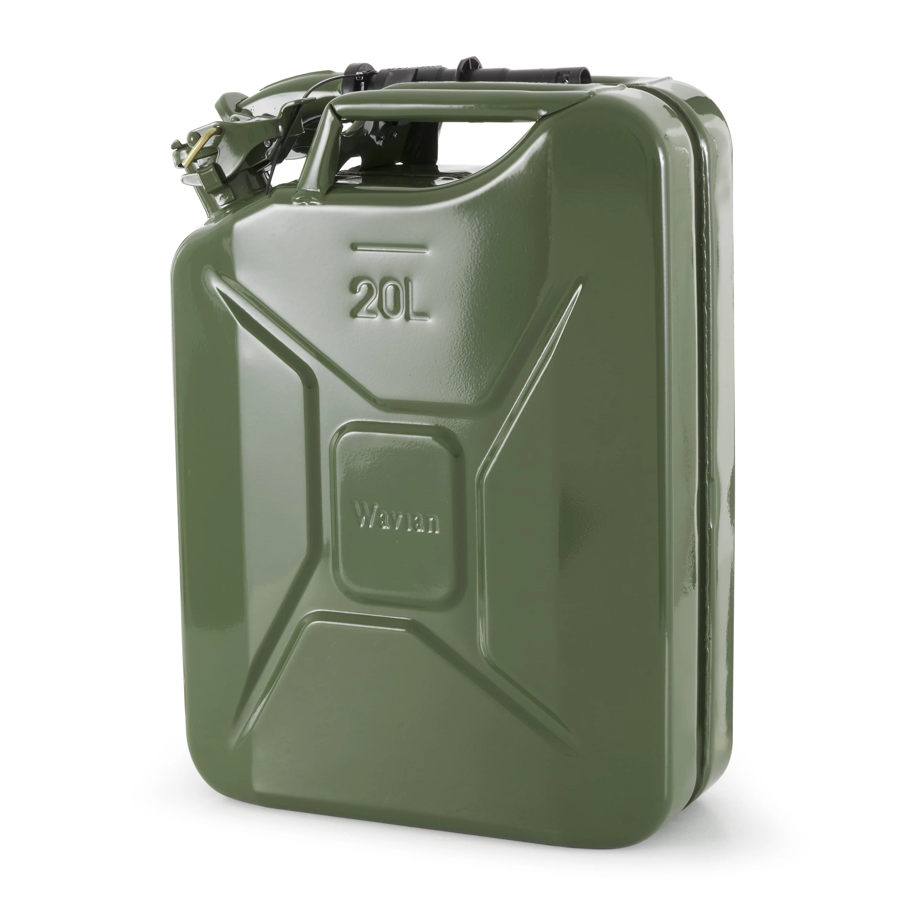 Gallon 20 Liter Authentic CARB Jerry Can with Spout, Green
