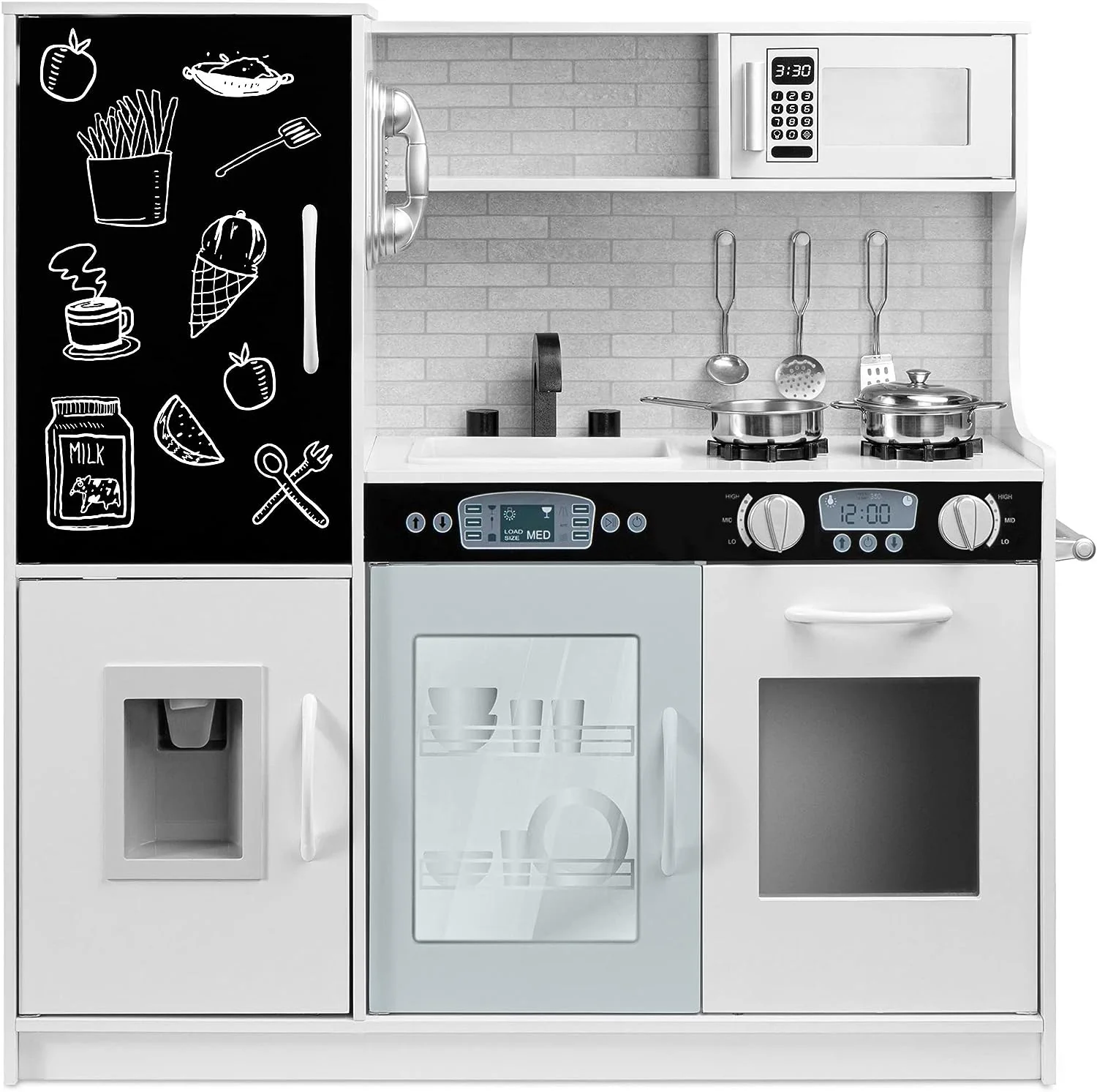 2025 Best Pretend Kitchen Wooden Toy Set for Kids