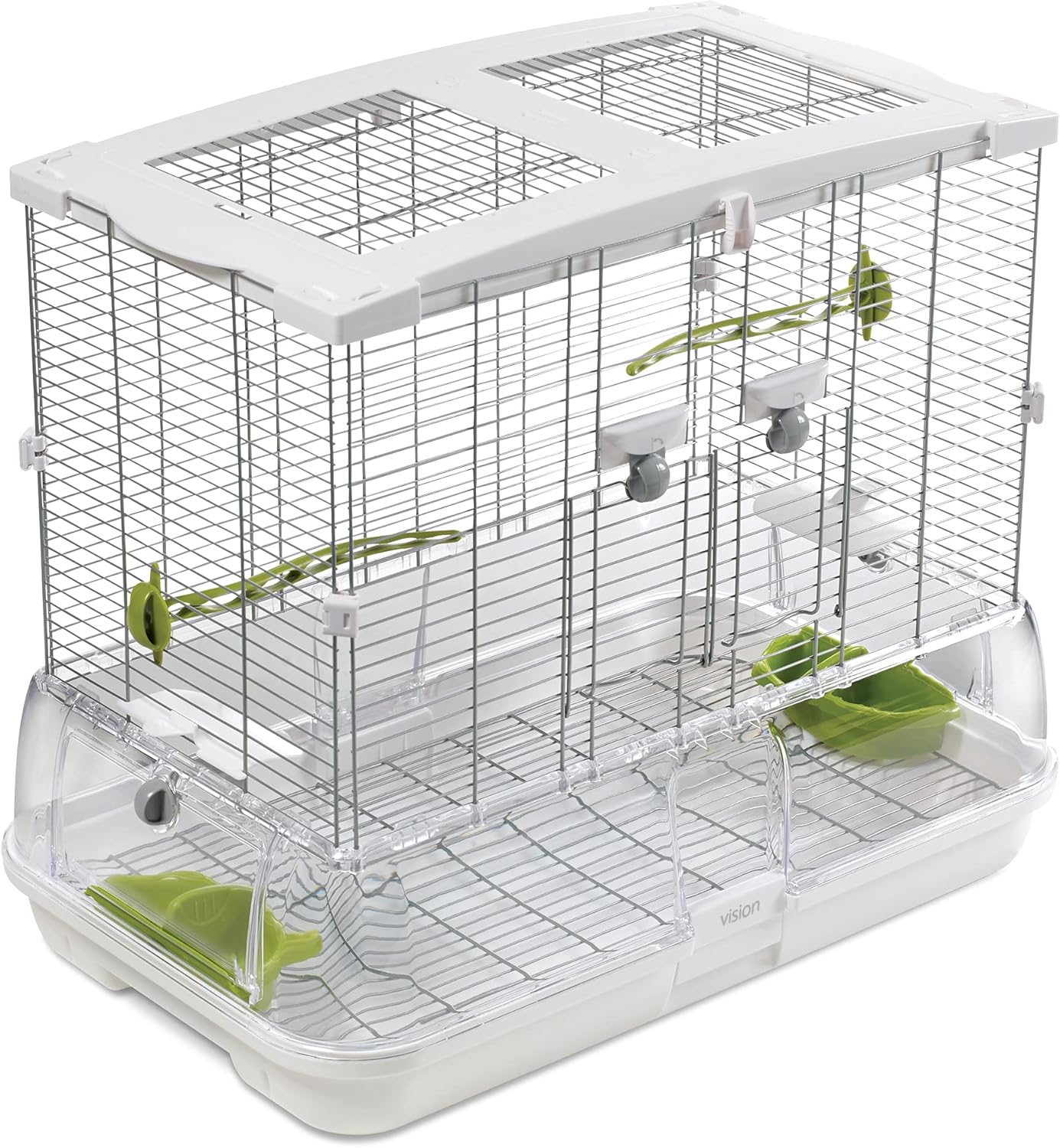Birdcage model M02, medium size, olive color