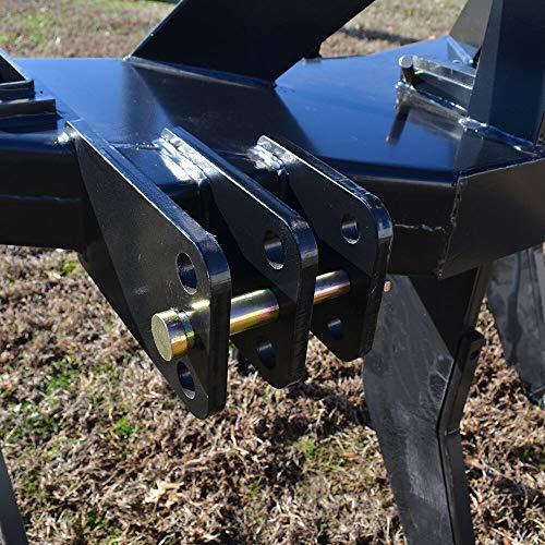 2025 3 Shank Subsoiler Ground Ripper Fits 3 Point Tractor Cat 1 & 2 Quick Hitch Compatible