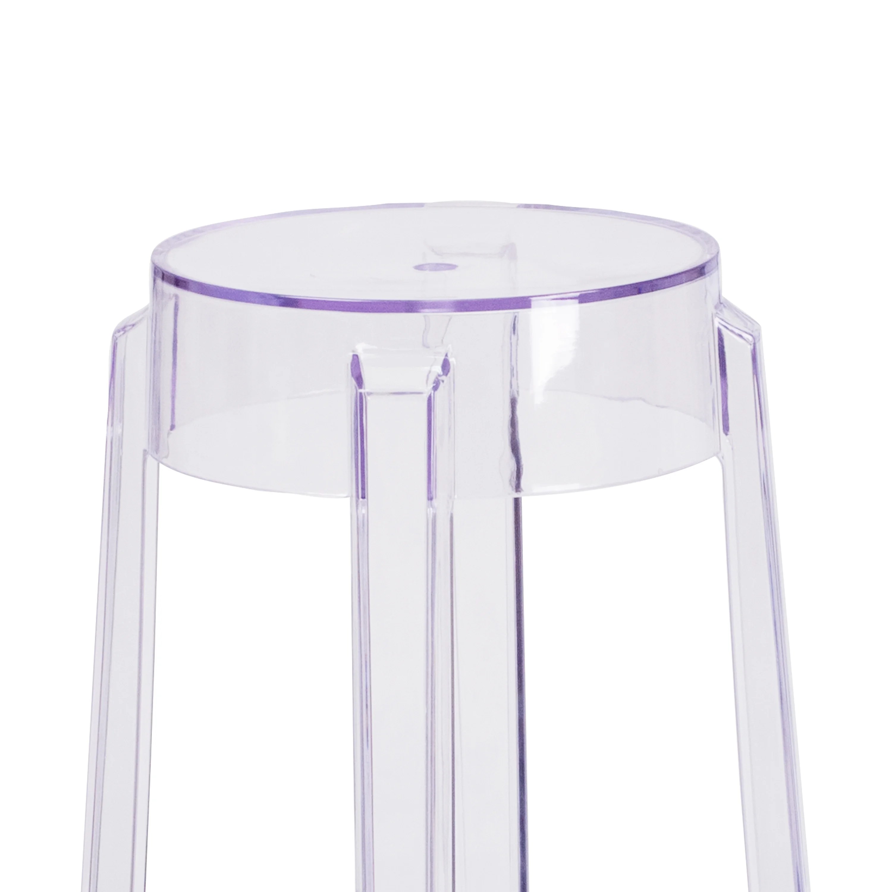 Flash Furniture Laney 29.75” High Transparent Barstool