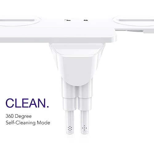 Veken Bidet Attachment for Toilet - Ultra-Slim Self Cleaning Fresh Cold Water Sprayer Bidets