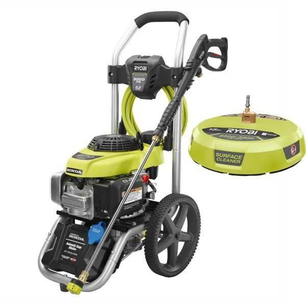 2025 3000 PSI 2.3-GPM GAS Pressure Washer and 15 in. Surface Cleaner RY803001-SC