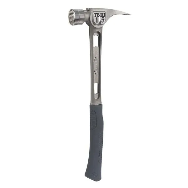 Stiletto TB3MC 15 oz Ti-Bone III Titanium Hammer with Milled Face Curved Handle