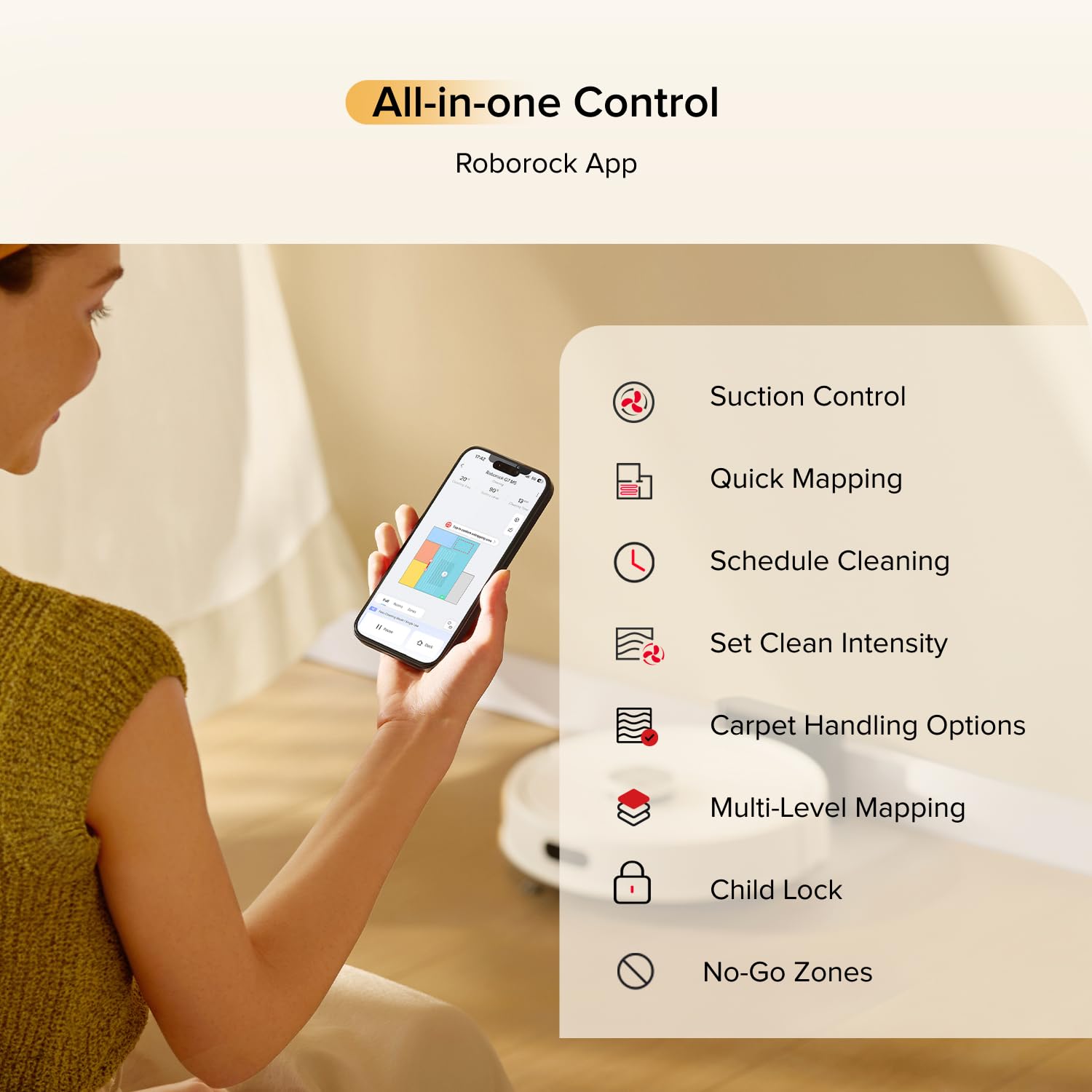 Q5 Max+ Robot Vacuum with Self-Empty Dock