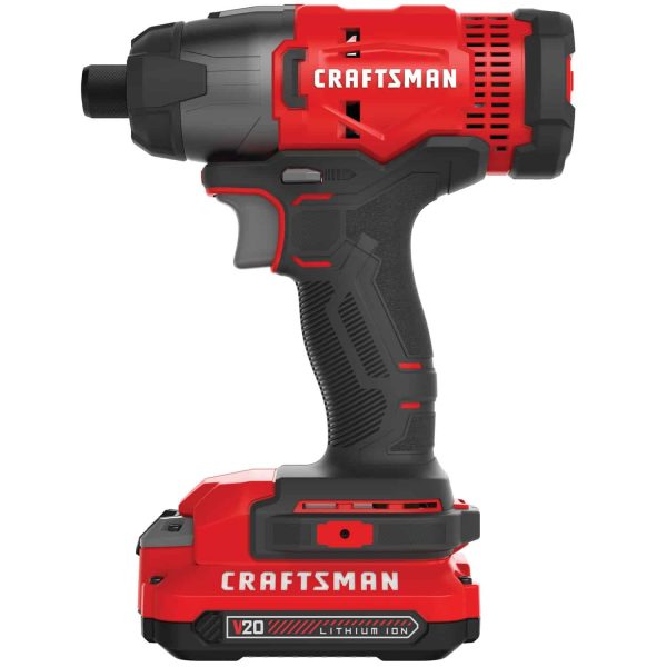 20-volt Max 1/4-in Variable Speed Cordless Impact Driver (1-Battery Included)