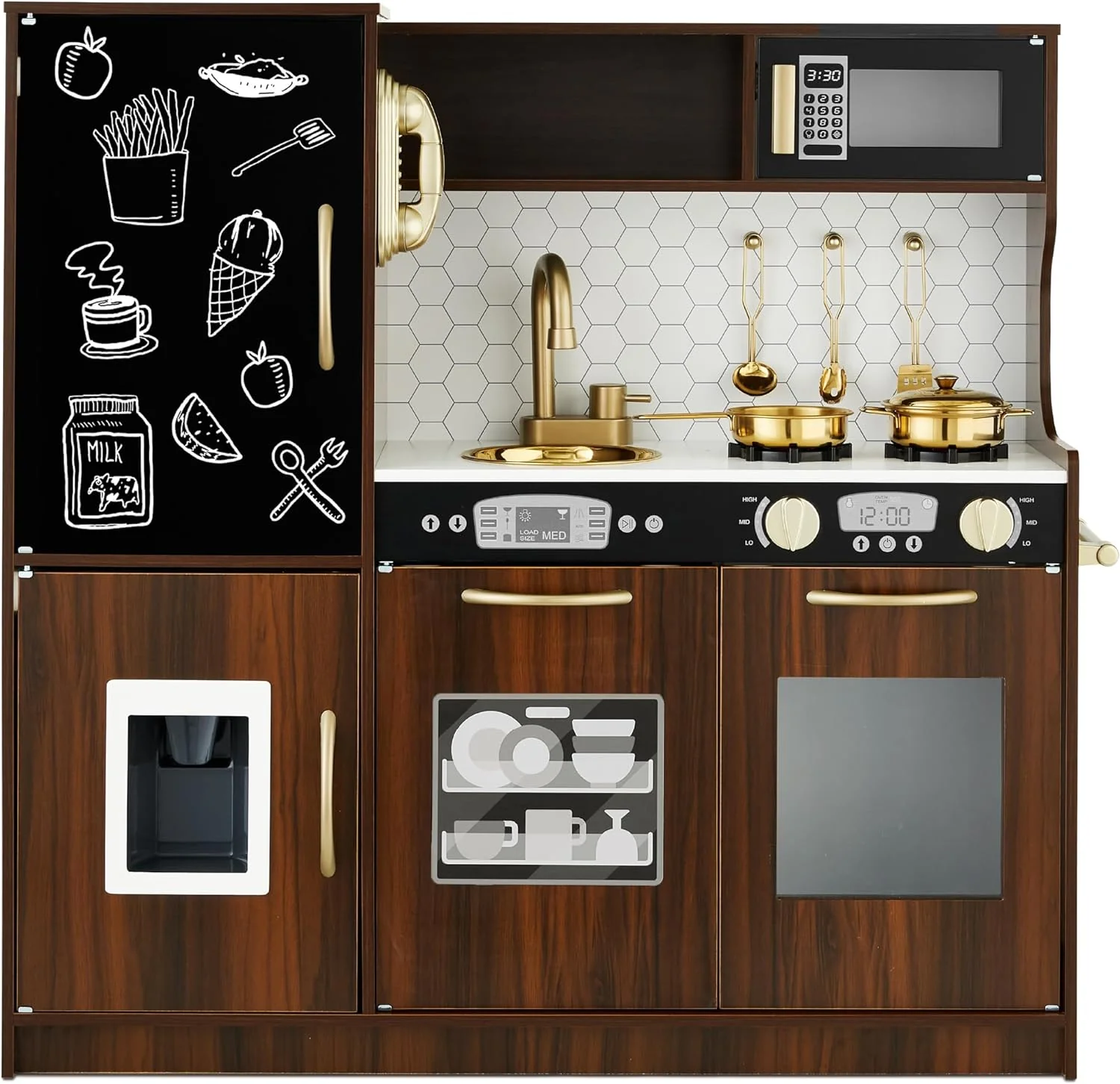 2025 Best Pretend Kitchen Wooden Toy Set for Kids