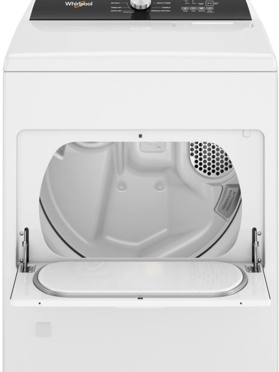 2025 Whirlpool – 7.0 Cu. Ft. Gas Dryer with Moisture Sensing – White