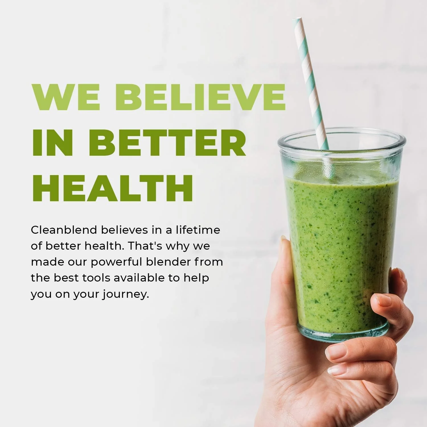 Commercial Blender Countertop Blender with Stainless Steel Blades