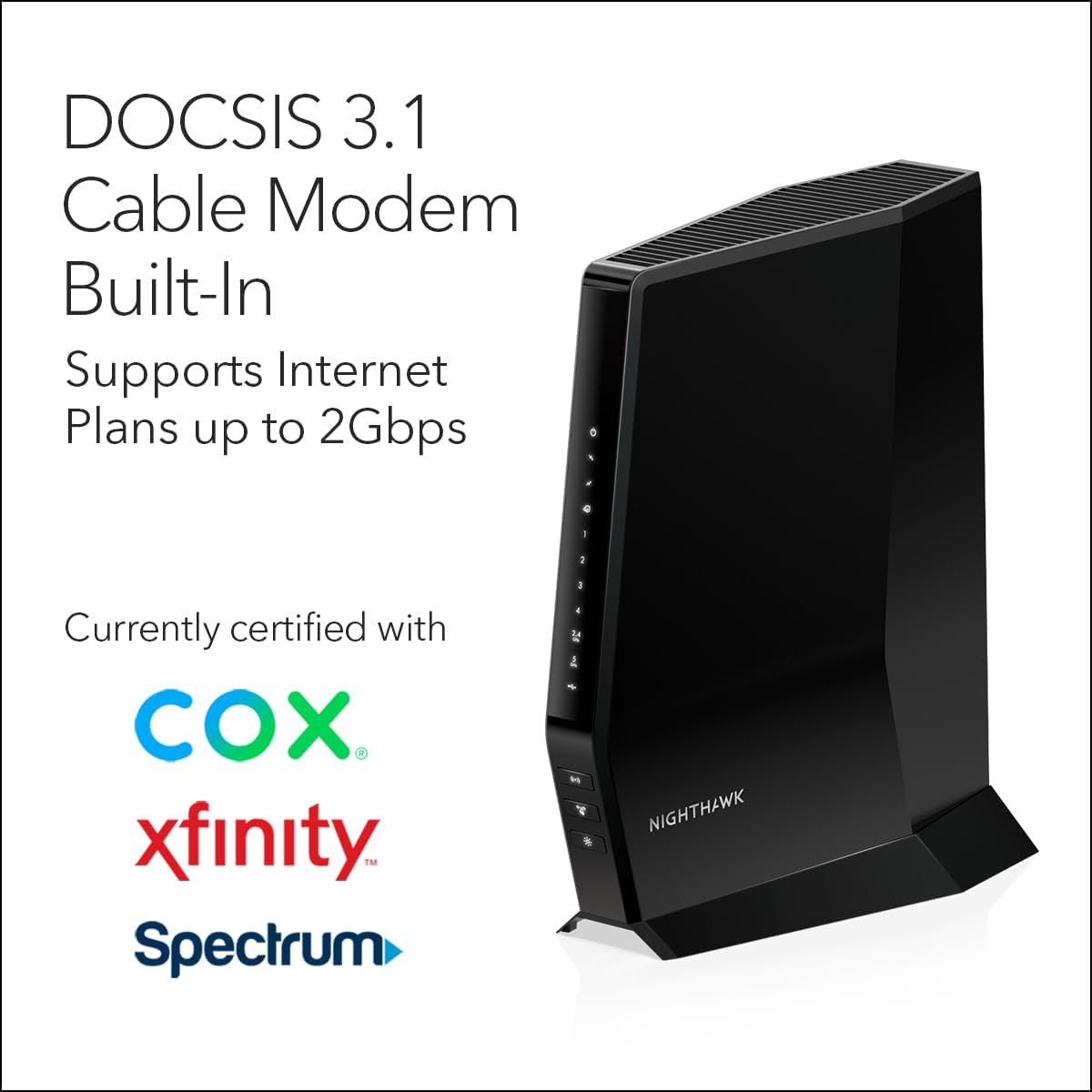 Nighthawk CAX30 DOCSIS 3.1 Modem Router Combo