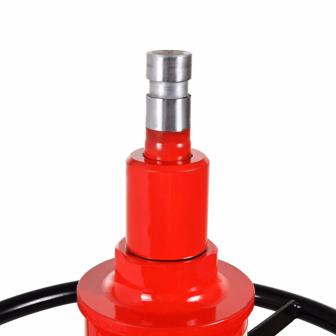 Hydraulic Car Transmission Jack Vertical Lift,1660 Pounds,360掳Rotating Wheel Lift,Red