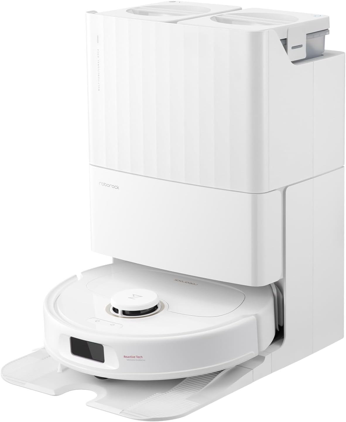 Qrevo Pro Robot Vacuum and Mop with FlexiArm Design Edge Mopping, Dynamic Hot Water Mop Washing and Auto Mop Drying, Intelligent Dirt Detection, 7,000 Pa Suction, Ideal for Carpets