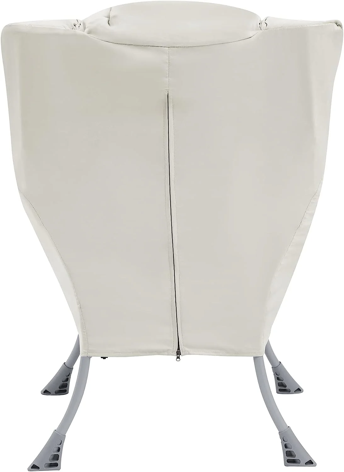 2025 Living and More High Back Sofa Chair, Modern Fabric Lazy Chair, Accent Contemporary Lounge Chair, Cool Grey