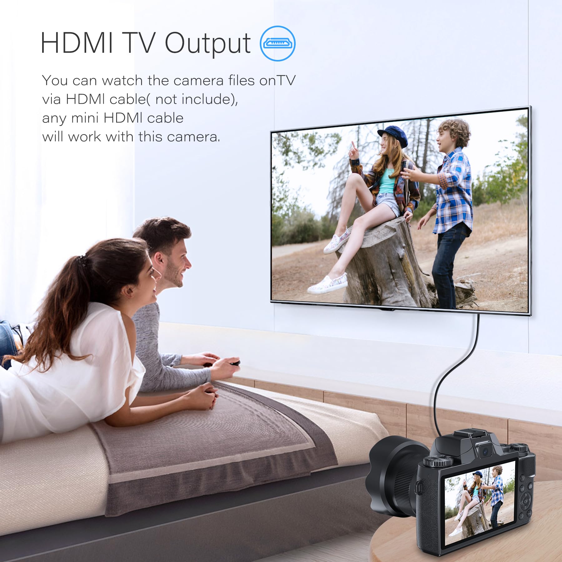 Saneen Digital Camera, 4k Cameras for Photography & Video