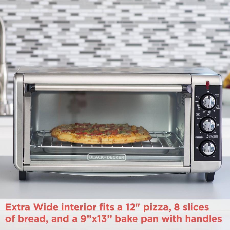 8 Slice Extra-Wide Countertop Toaster Oven