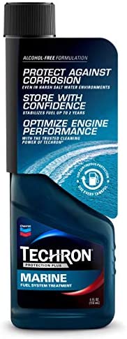 Chevron Techron Protection Plus Marine Fuel System Treatment, 10 oz, Pack of 1