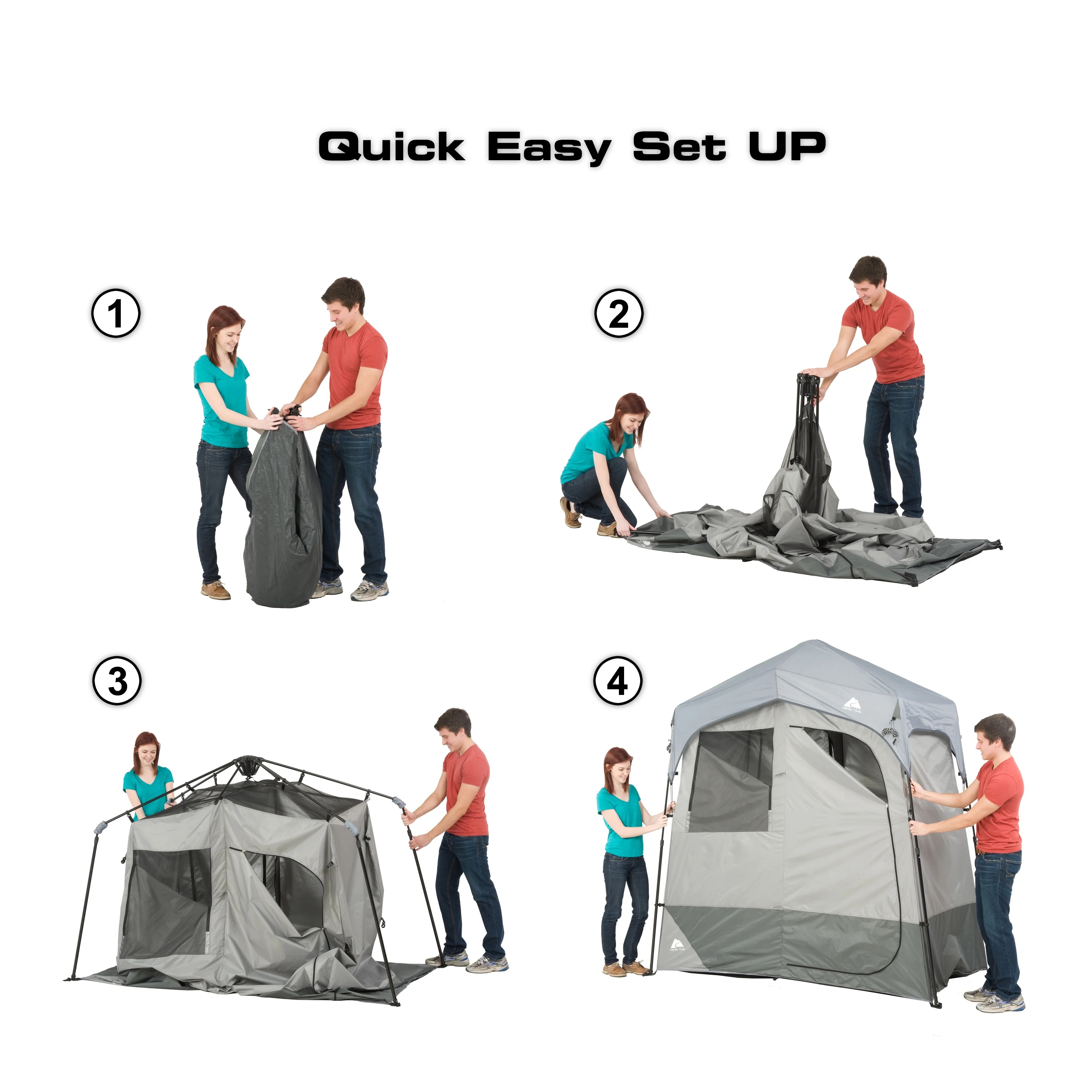 Ozark Trail 2-Room Instant Shower/Utility Shelter