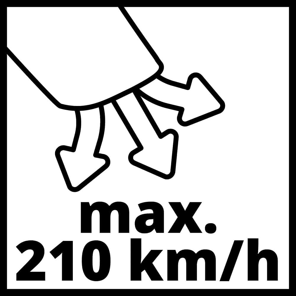 Einhell Akku-Laubblser GC-CL 18 Li E Kit Power X-Change (18 V, 210 km/h Luftgeschwindigkeit, Drehzahlregelung, Softgrip, inkl. 1x 2,0 Ah Akku und Ladegert)