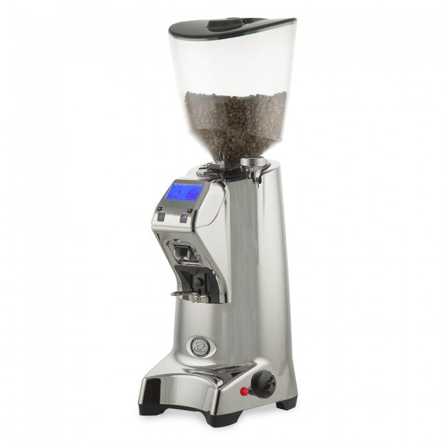 2025 75 E Hi Speed Espresso Grinder Polished Aluminum