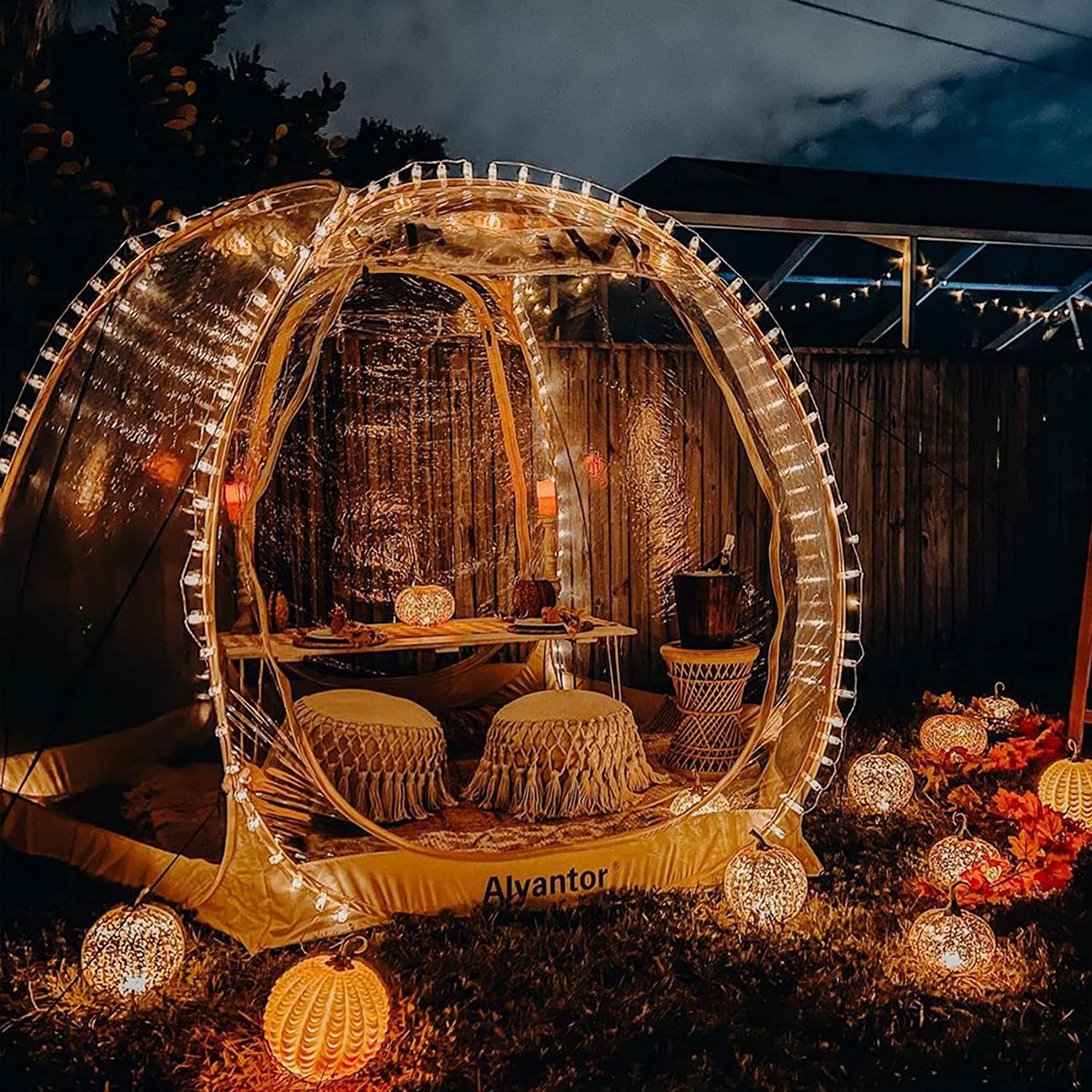 Bubble Tent Pop Up Gazebo, 8-10 Person Igloo Dome Garden Patio Canopy Shelter