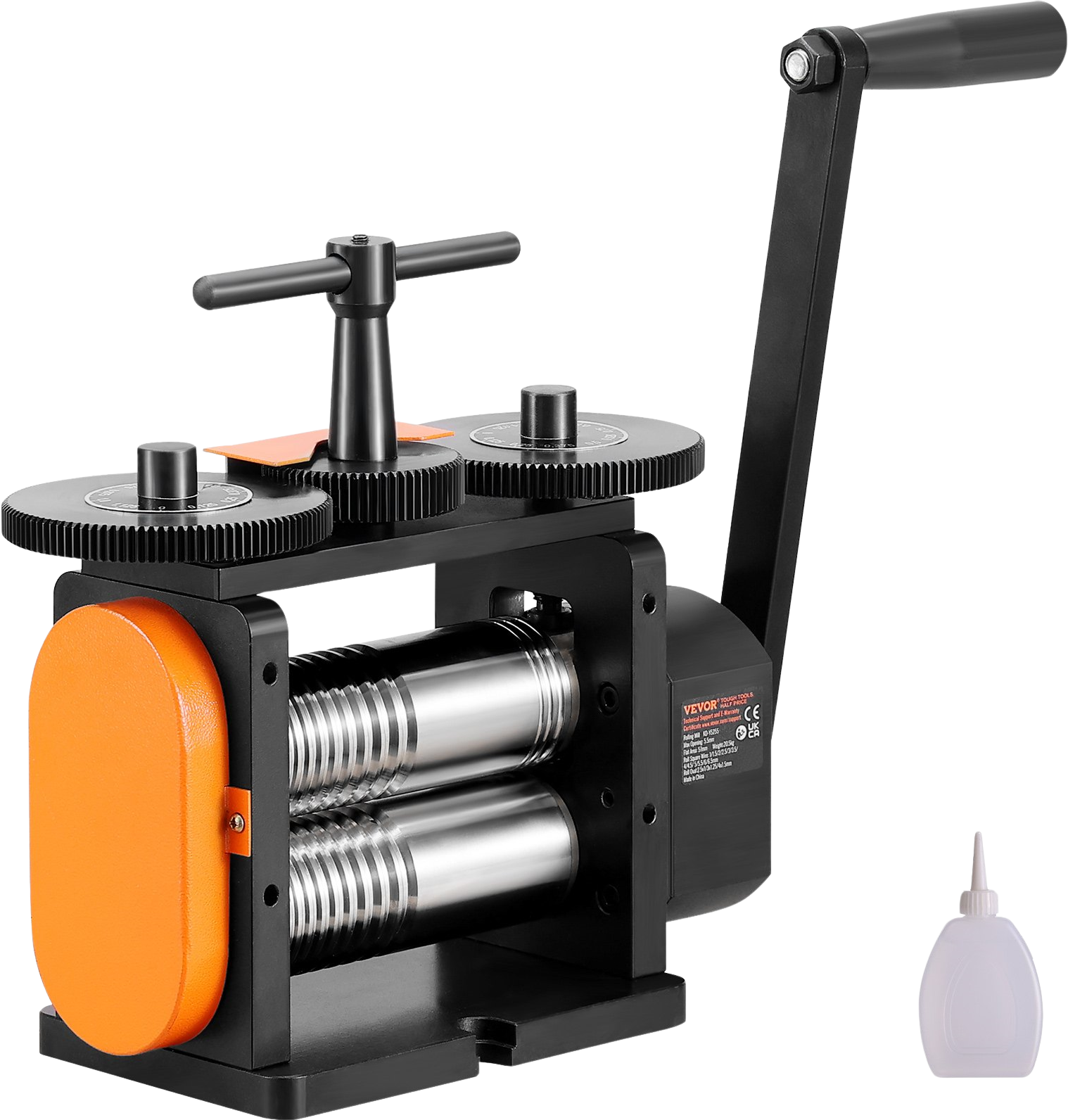 Rolling Mill Jewelry Machine 3-in-1 Multi-Function 57mm Max Width New