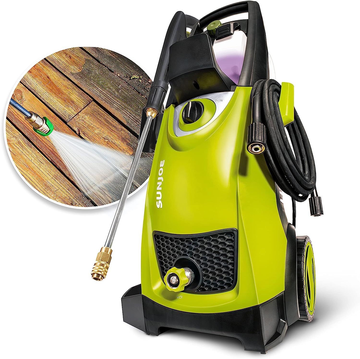 Sun Joe 14.5-Amp Electric High Pressure Washer, Cleans Cars/Fences/Patios