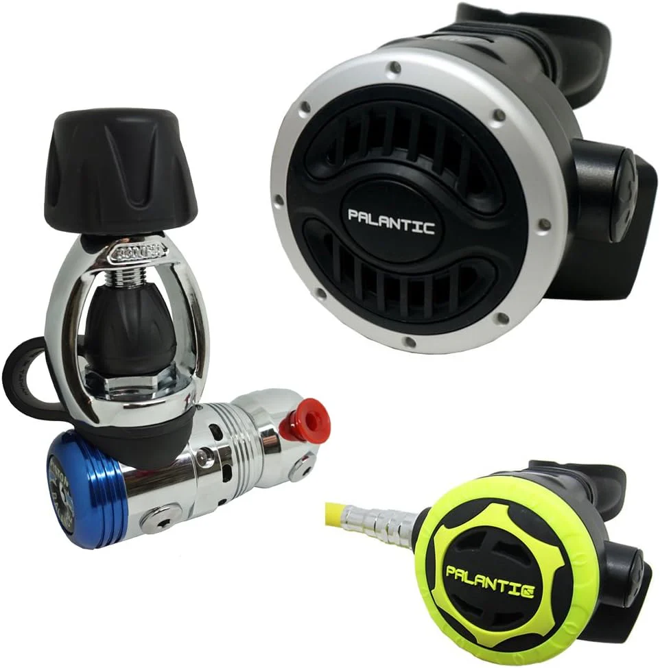 Yoke Regulator & Octopus Combo for Scuba Diving | High-Performance Over-Balanced Regulator, Silicone Mouthpiece, 27