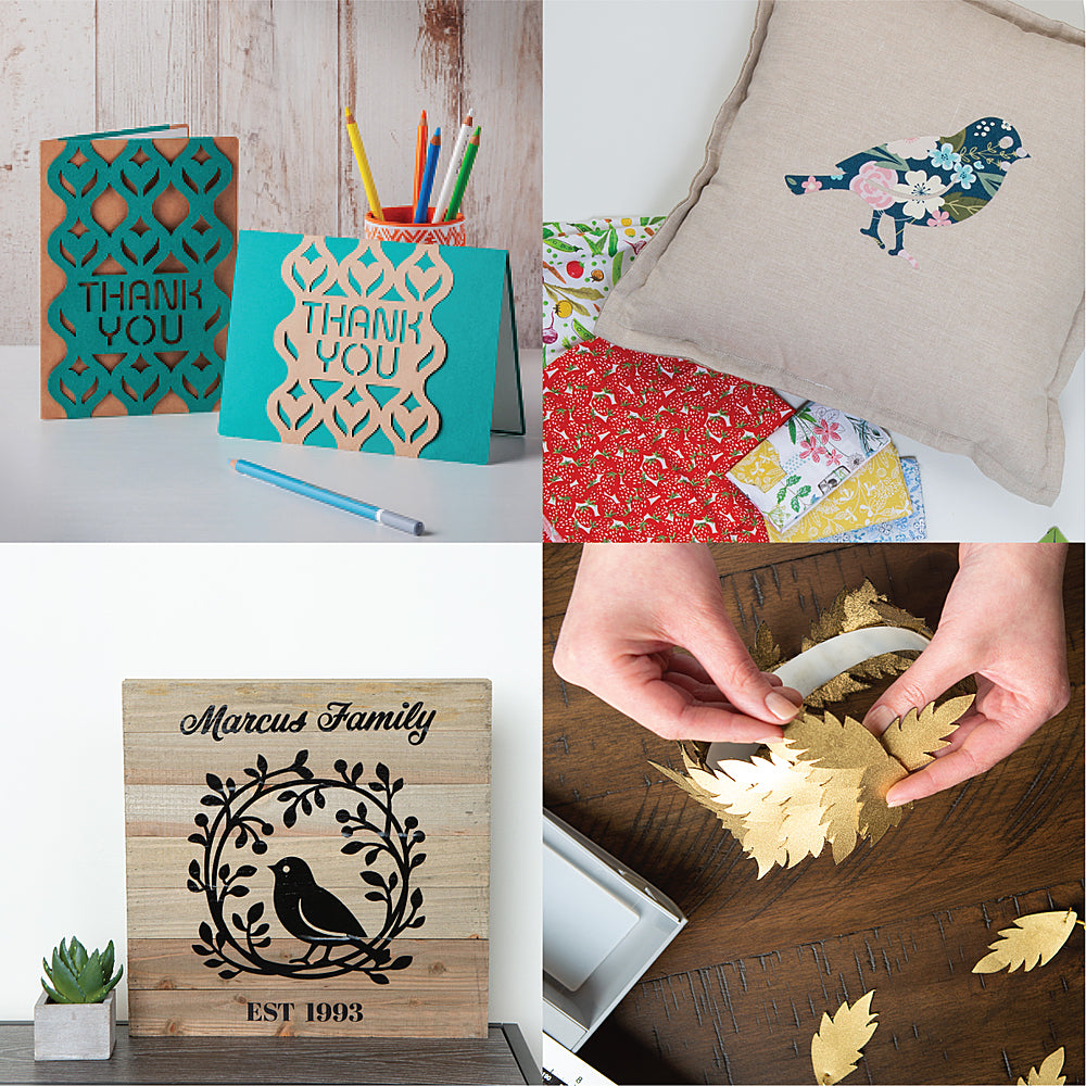 2025 ScanNCut DX SDX125 Electronic Cutting Machine with Built-in Scanner - Grey/Aqua