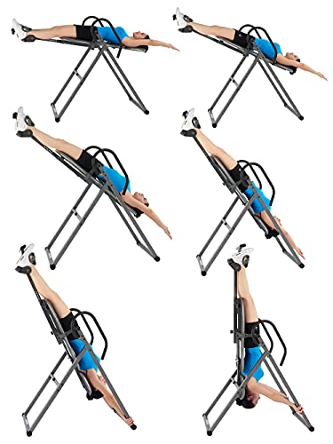 2025 HEALTH AND FITNESS ITX9600 Heavy Duty Inversion Table, Standard Ankle Holding System