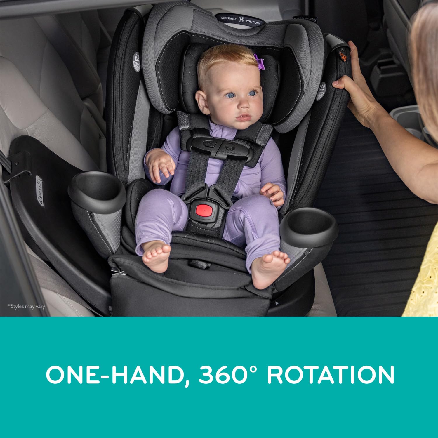 Revolve360 Extend Rotational Car Seat - Revere Gray