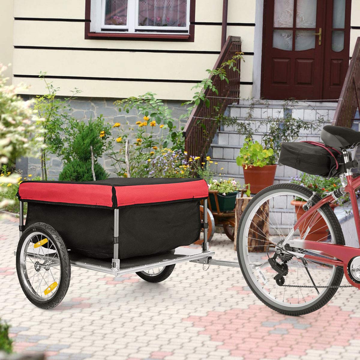2025 Cargo Bike Trailer, Folding Frame Quick Release 16