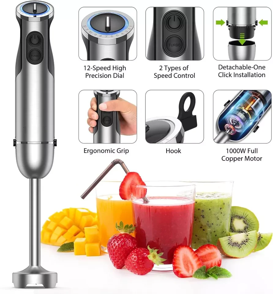 5-in-1 Multifunctional Immersion Handheld Blender