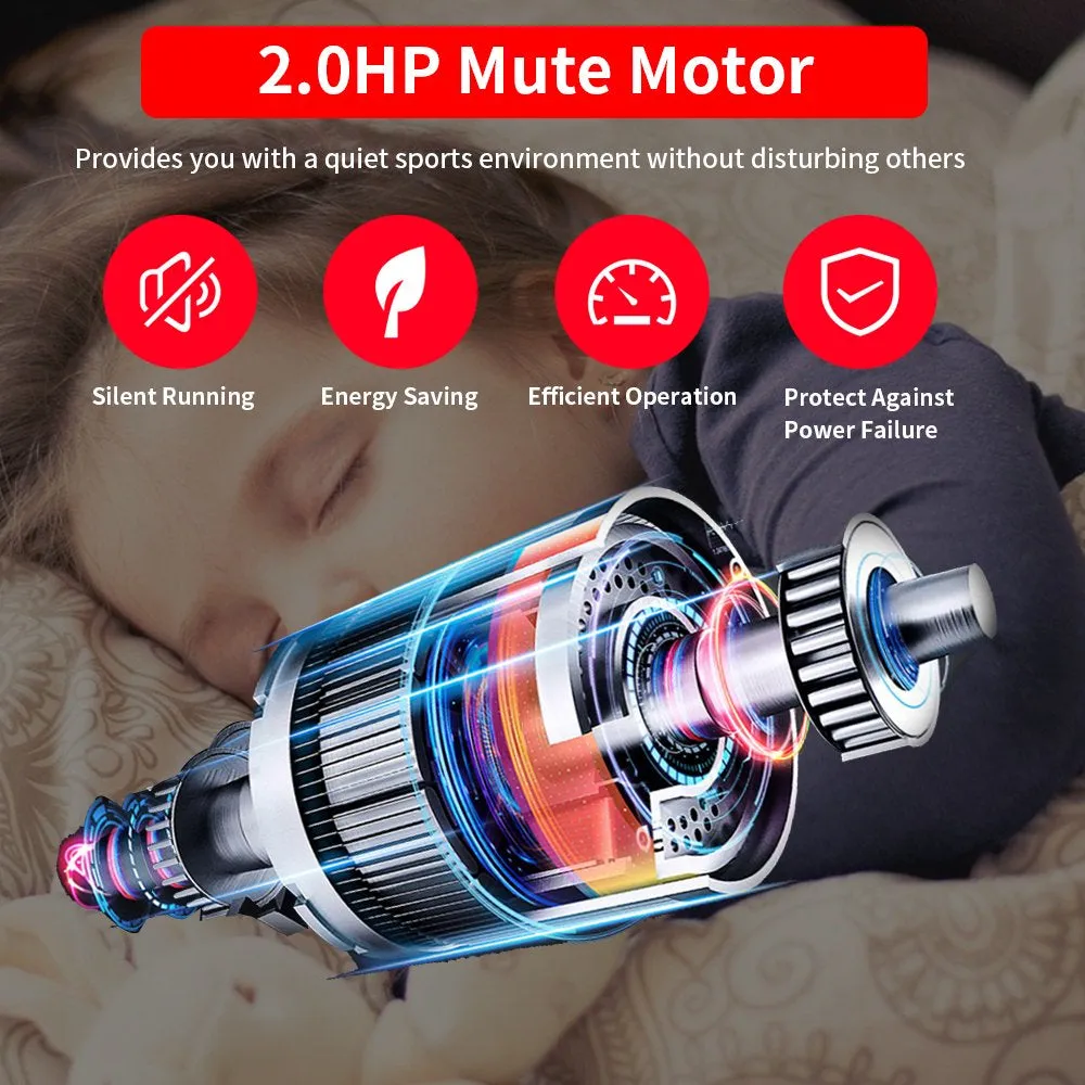 YY Style Folding Treadmills for Home with 265Lb Capacity Bluetooth and Incline