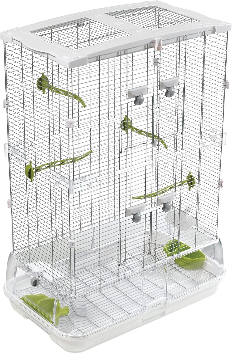 Birdcage model M02, medium size, olive color